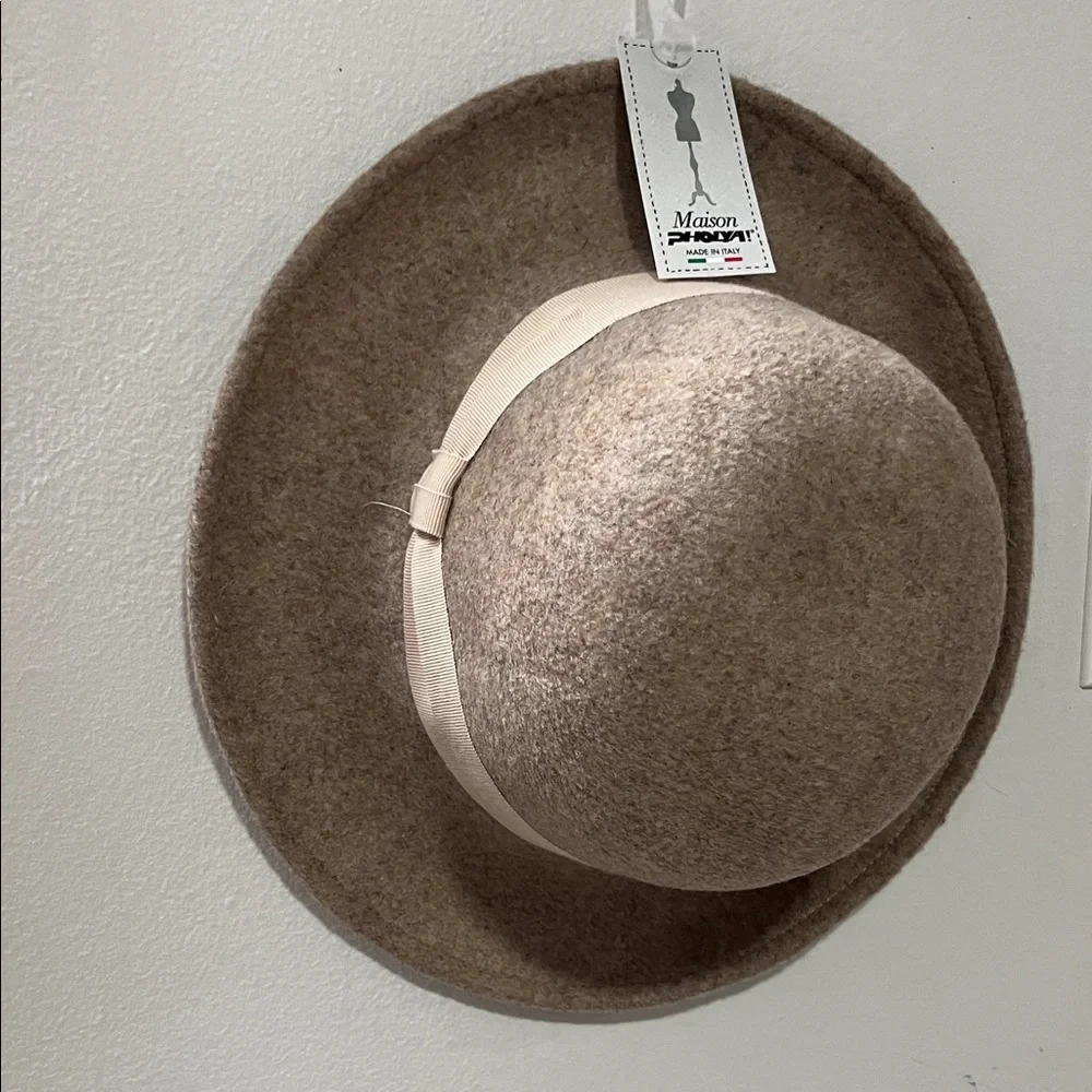 NWT! Retro Madison Pholya Italian Wool Winter Hat - Picture 2 of 6
